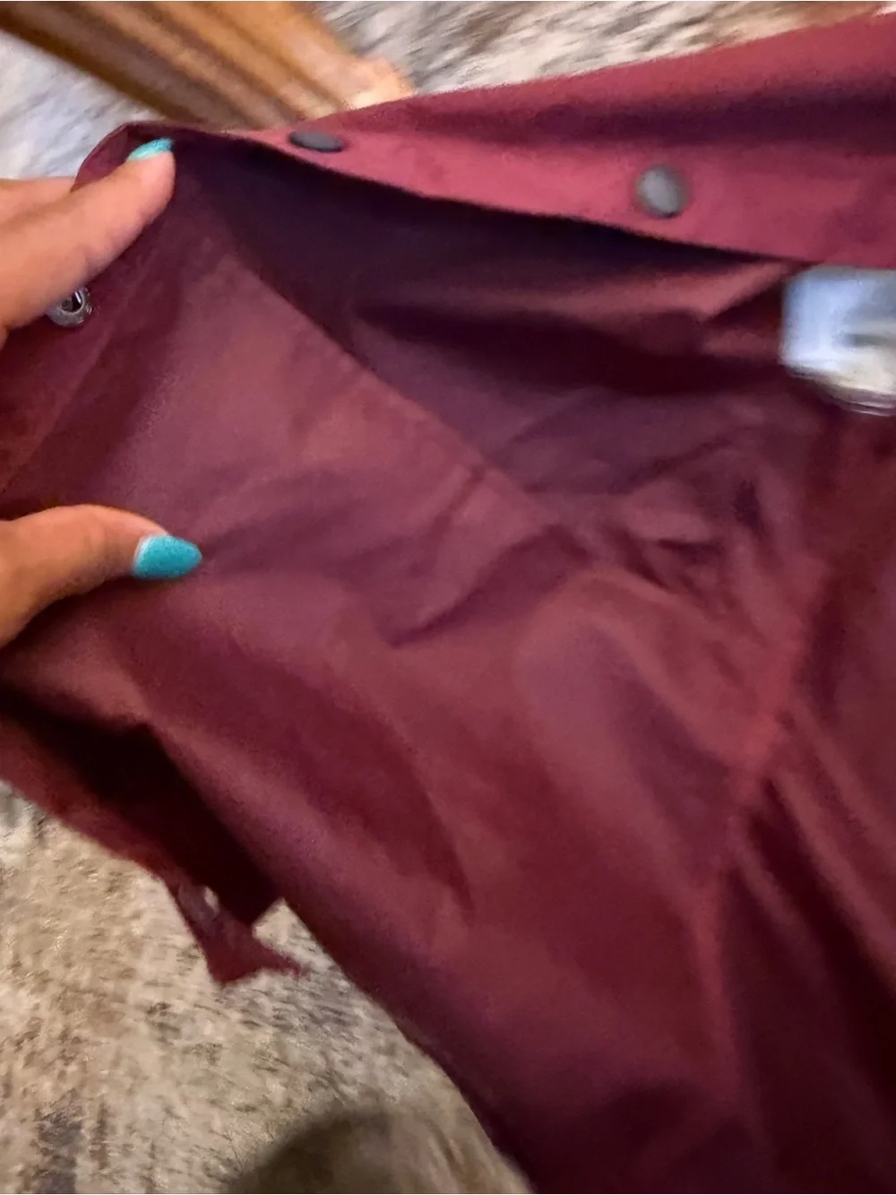 Nike Maroon and White Letterman Bomber Jacket